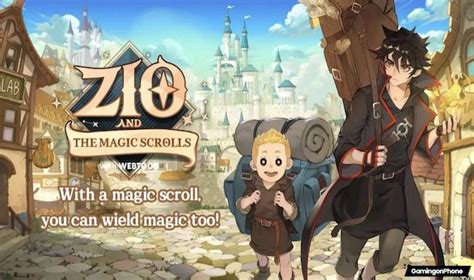 Explore the realms of fantasy with Zio and the magical scrolls as your guide